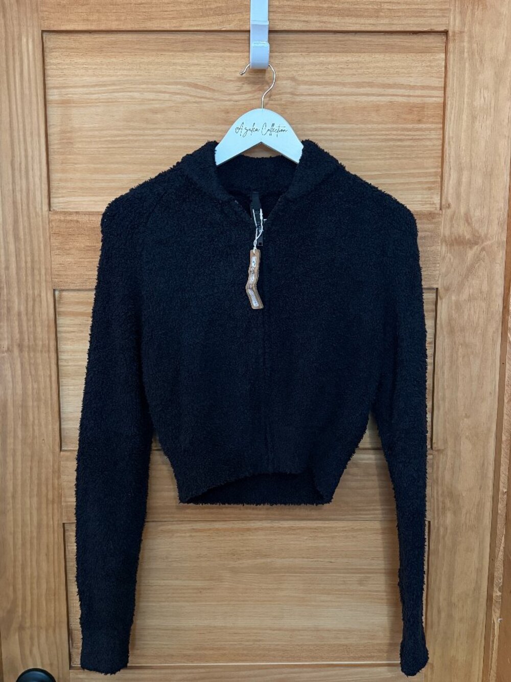 SKIMS NWT Cozy Knit Sherpa Fleece Zip Up Jacket Women's size S/M